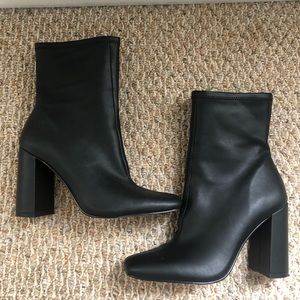 Matte Black Steve Madden Bootie